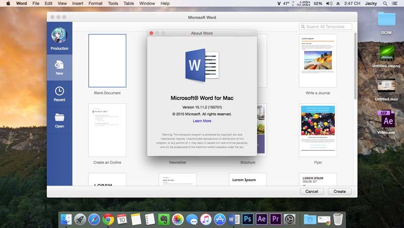 get word 2016 for mac free